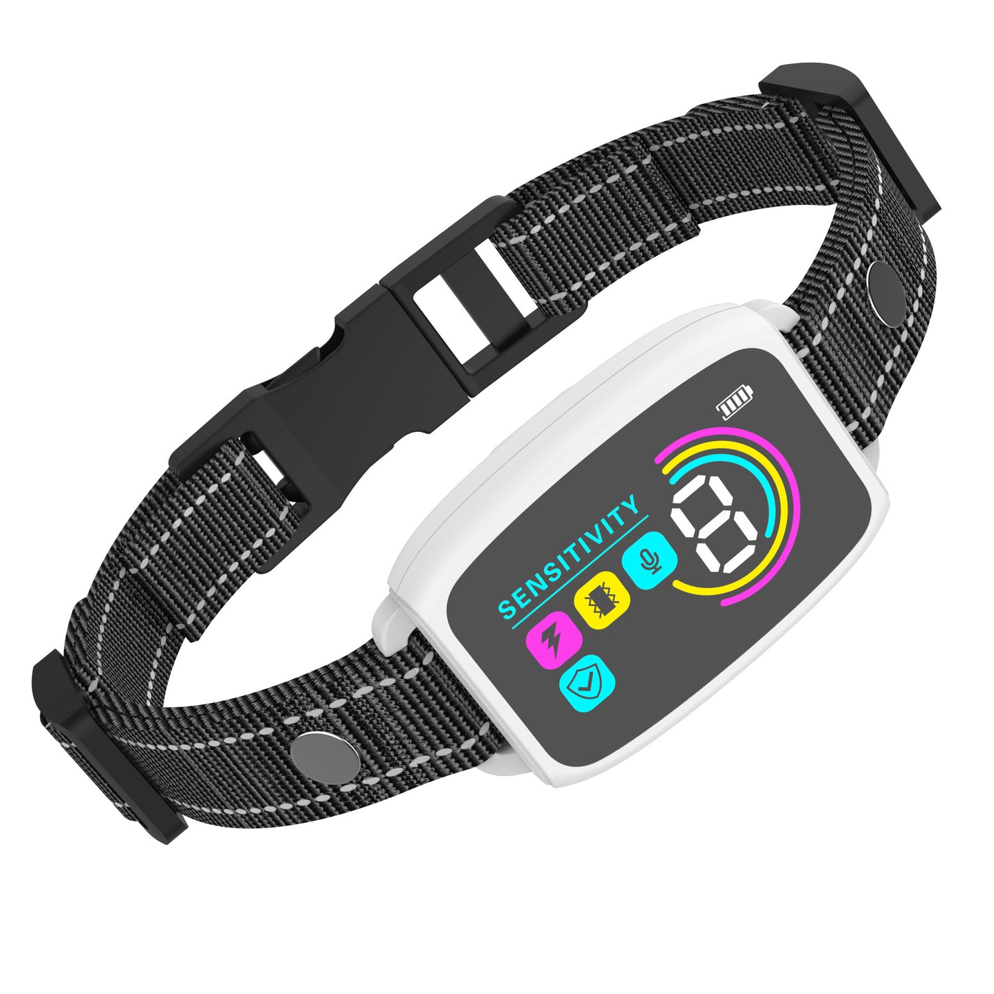 Collier Anti-Aboiement Intelligent pour Chien – Rechargeable, HD Display & Étanche IP67