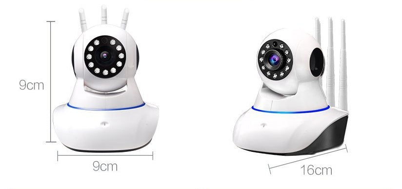 Caméra de Surveillance Sans Fil – 1080P HD, Vision Nocturne Infrarouge & Contrôle à Distance