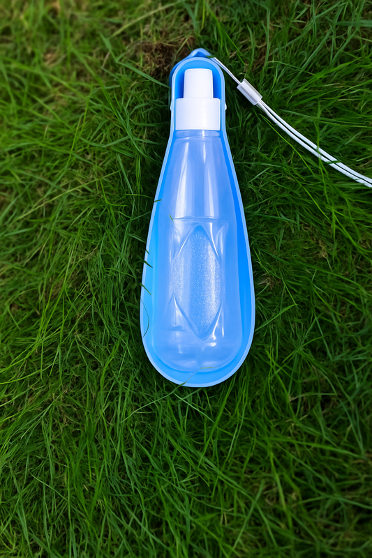 Gourde Pliable Portable pour Chiens – 450/550ml, Hydratation en Extérieur