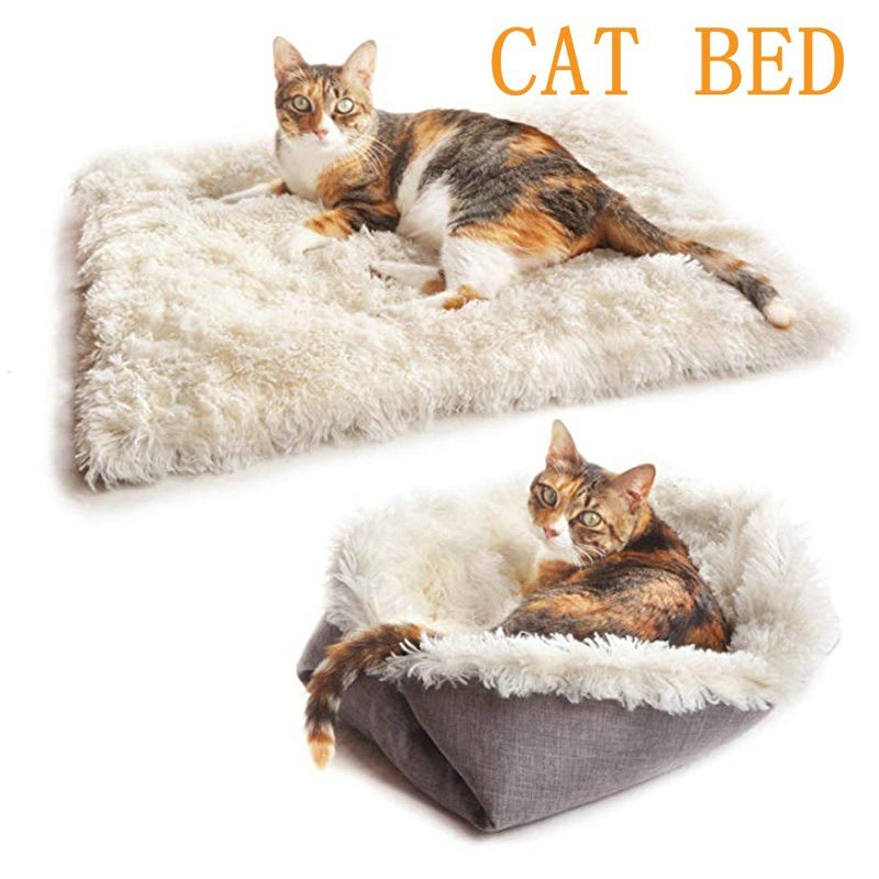 Panier Velours Coréen pour Chats – Élégance & Confort Absolu