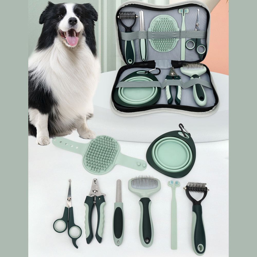 Kit de Tonte & Toilettage Professionnel pour Chiens et Chats – Tondeuse Silencieuse Rechargeable + Accessoires