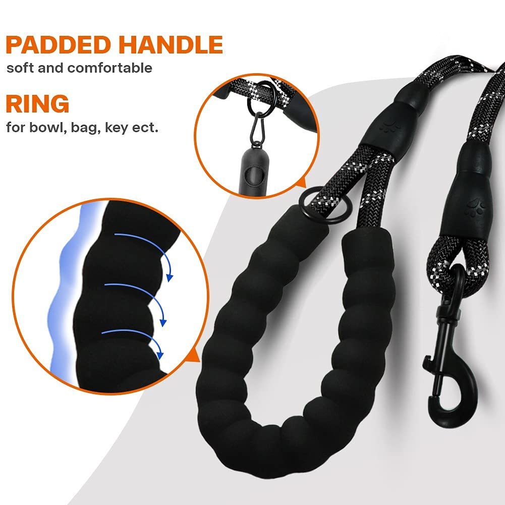 Laisse Élastique Mains Libres pour Chien – Réfléchissante & Confortable (Jogging & Running)