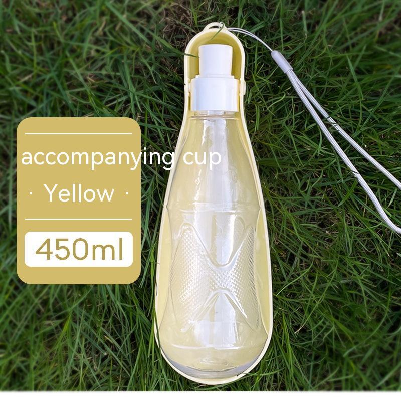Gourde Pliable Portable pour Chiens – 450/550ml, Hydratation en Extérieur