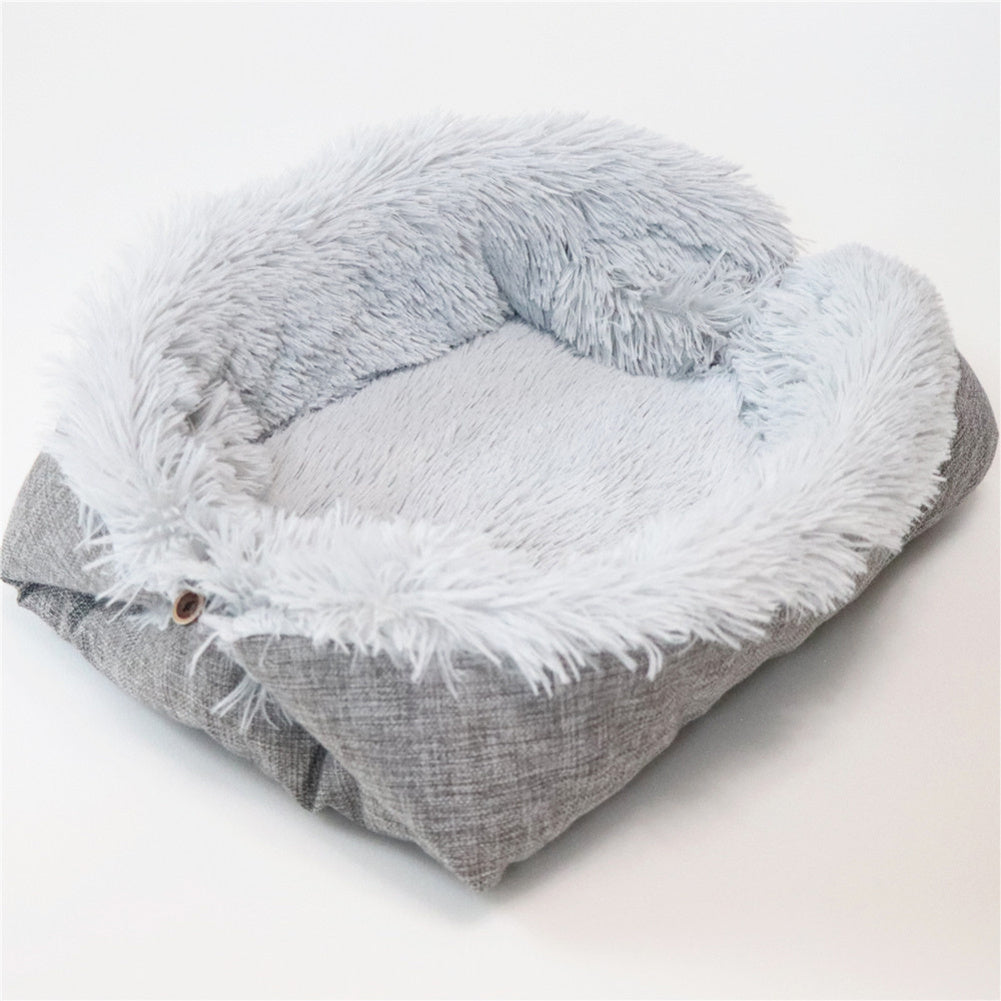Panier Velours Coréen pour Chats – Élégance & Confort Absolu