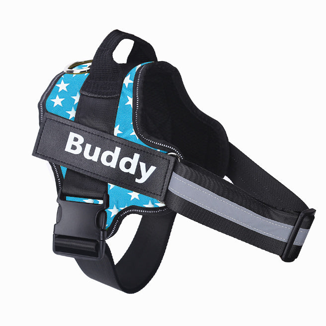 Harnais Personnalisé pour Chien – Anti-Traction Réfléchissant & Confortable