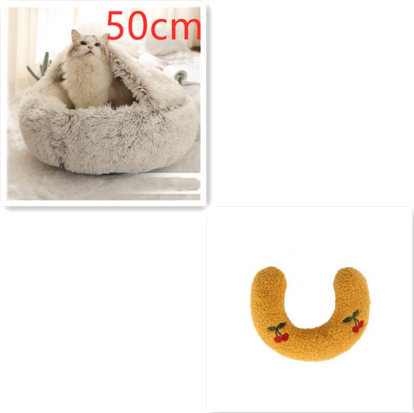 Panier Cozy Cocoon pour Chiens & Chats – Le Nid Apaisant & Douillet