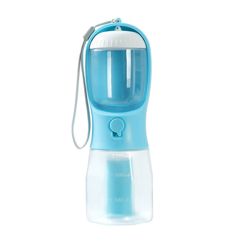 Gourde Multifonction 3-en-1 pour Animaux – Eau, Nourriture & Sacs à Déchets