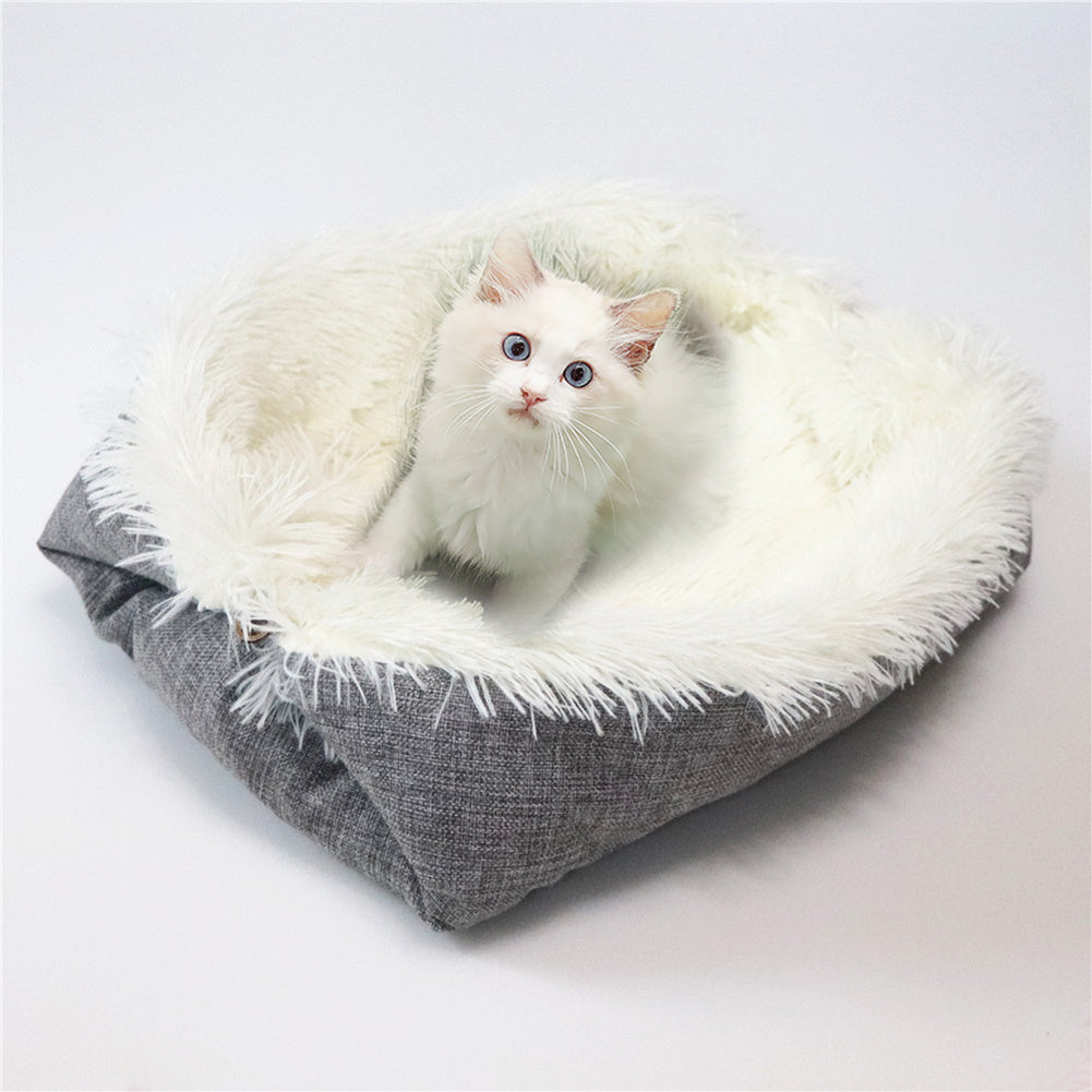Panier Velours Coréen pour Chats – Élégance & Confort Absolu