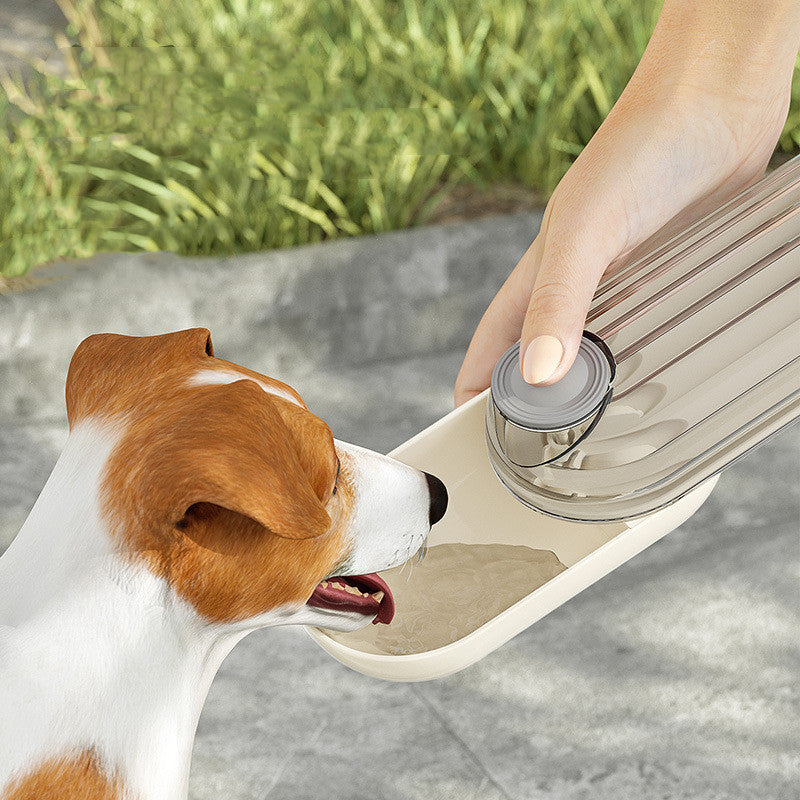 Gourde 2-en-1 Portable pour Animaux – Distributeur d’Eau & Nourriture