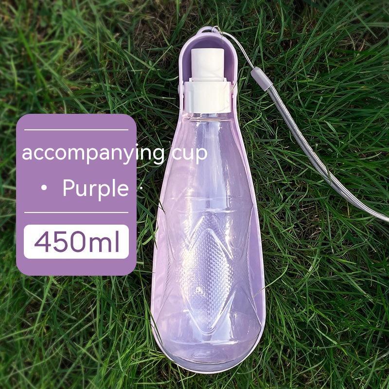 Gourde Pliable Portable pour Chiens – 450/550ml, Hydratation en Extérieur