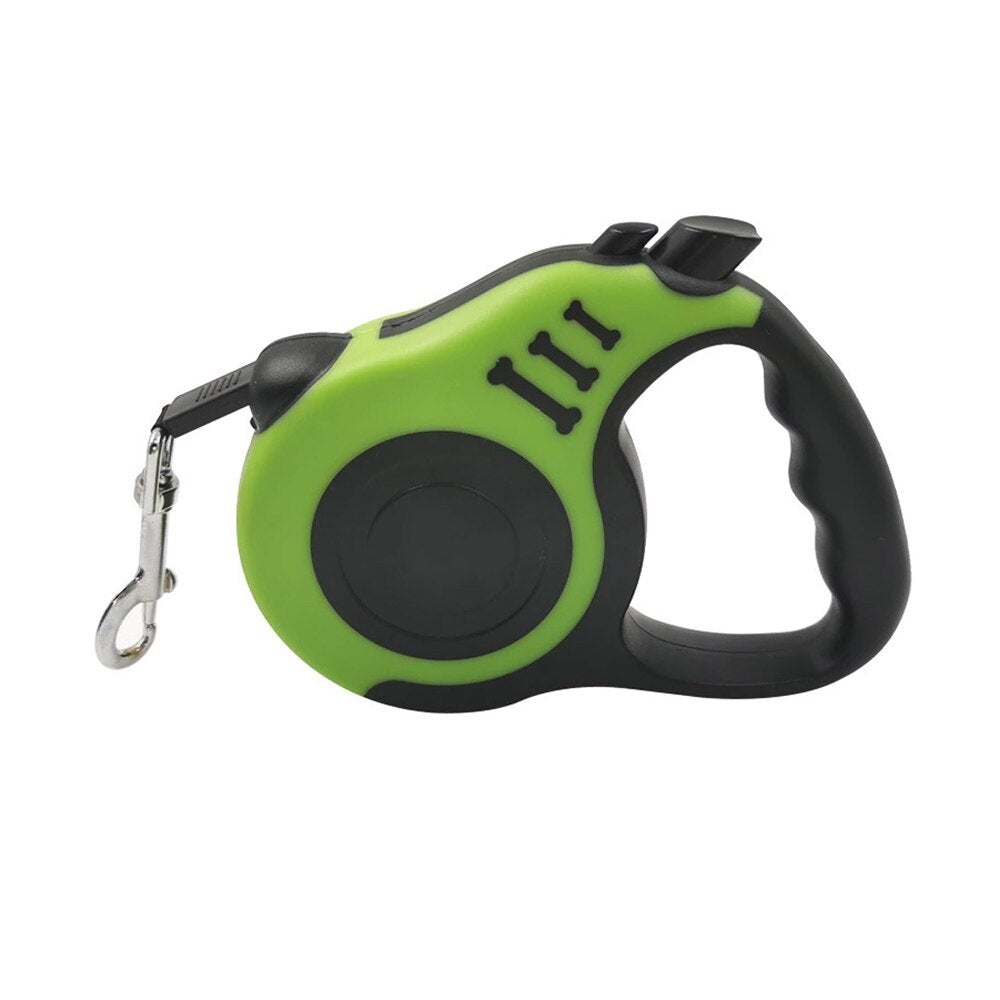 Laisse Rétractable Automatique Chien & Chat – 3m ou 5m | Nylon Résistant & Anti-enchevêtrement