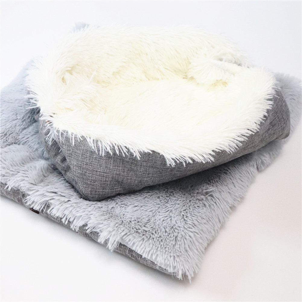 Panier Velours Coréen pour Chats – Élégance & Confort Absolu