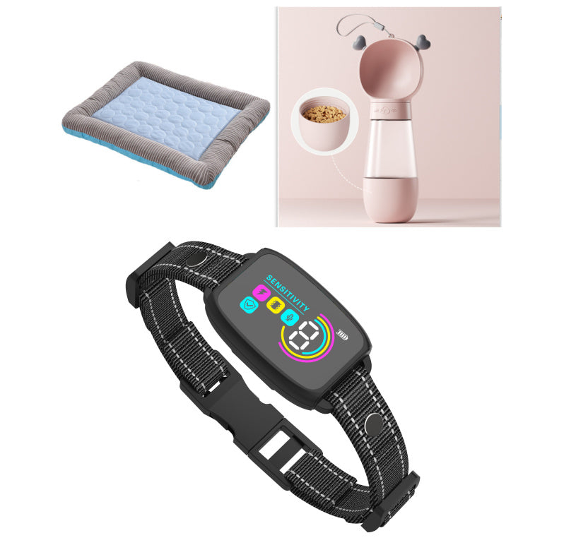 Collier Anti-Aboiement Intelligent pour Chien – Rechargeable, HD Display & Étanche IP67
