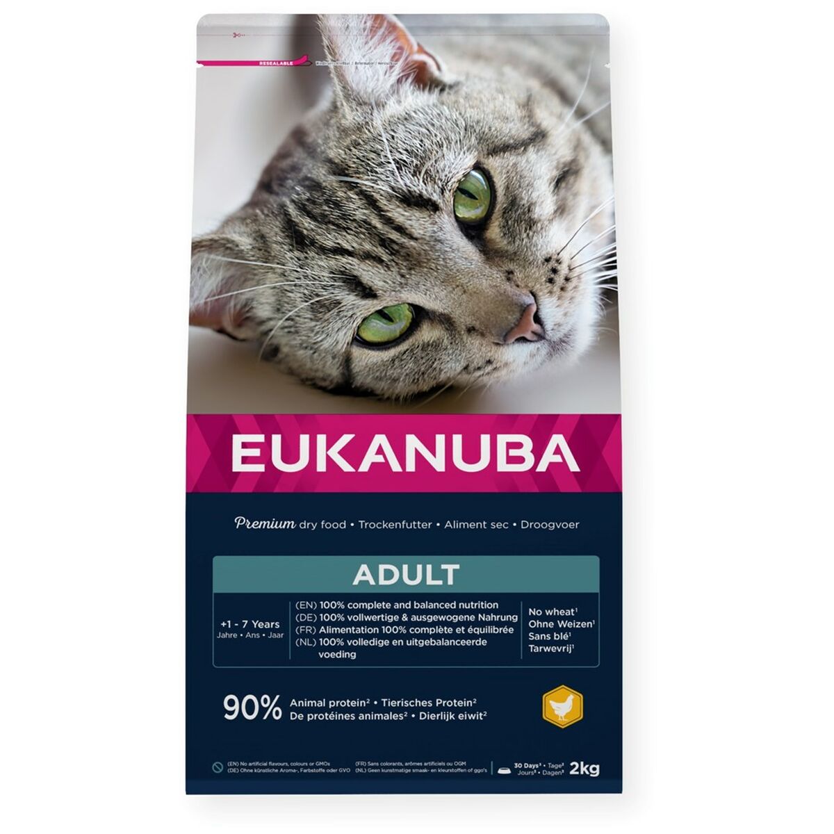 Cat food Eukanuba Adult Chicken Chicken 2 Kg-0