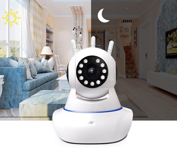 Caméra de Surveillance Sans Fil – 1080P HD, Vision Nocturne Infrarouge & Contrôle à Distance