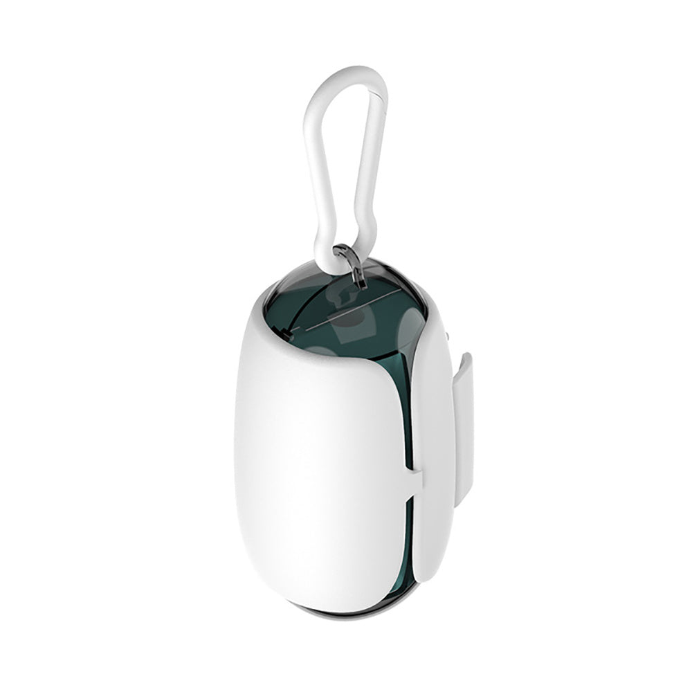 Distributeur de Sacs à Crottes pour Chien – Capsule Spatiale avec Attache à Laisse