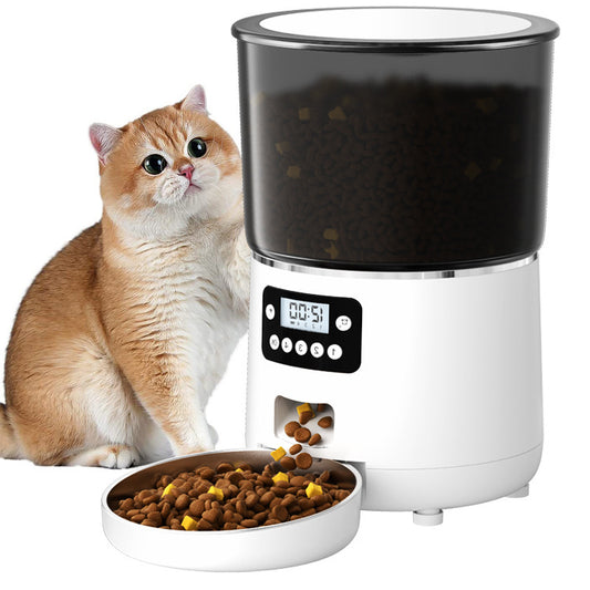 Distributeur Automatique Connecté 4L – Nourrissage Intelligent pour Chiens & Chats