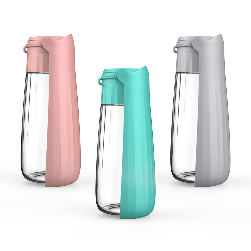 Gourde Pliable Portable pour Chiens – 450/550ml, Hydratation en Extérieur