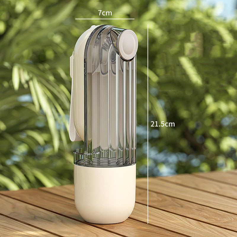 Gourde 2-en-1 Portable pour Animaux – Distributeur d’Eau & Nourriture