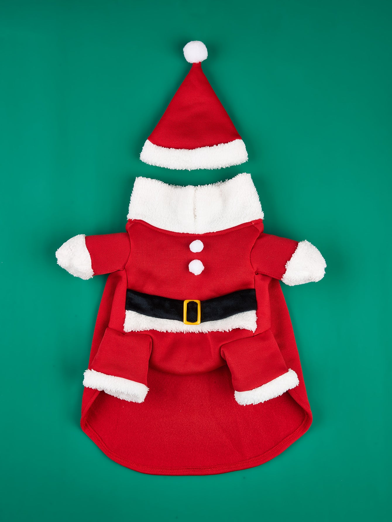 Costume de Noël pour Petit Chien – Tenue Festive avec Chapeau