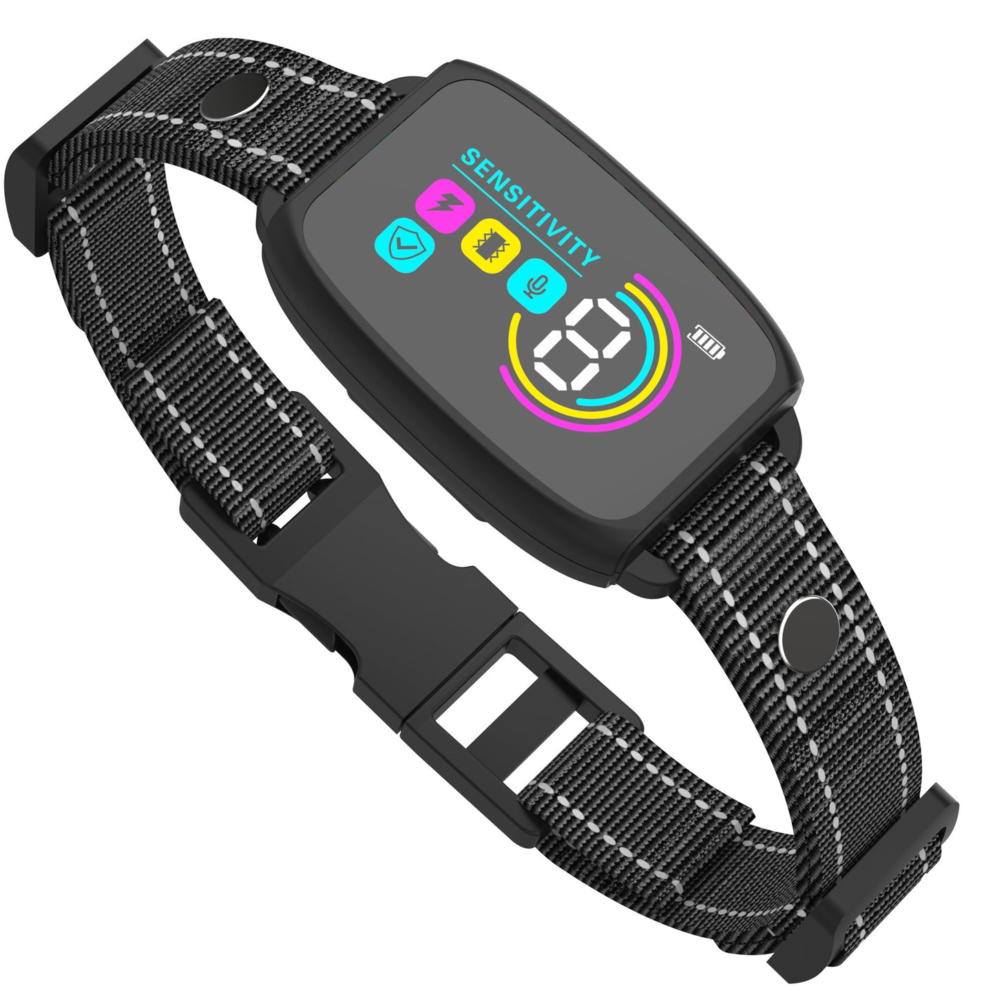 Collier Anti-Aboiement Intelligent pour Chien – Rechargeable, HD Display & Étanche IP67