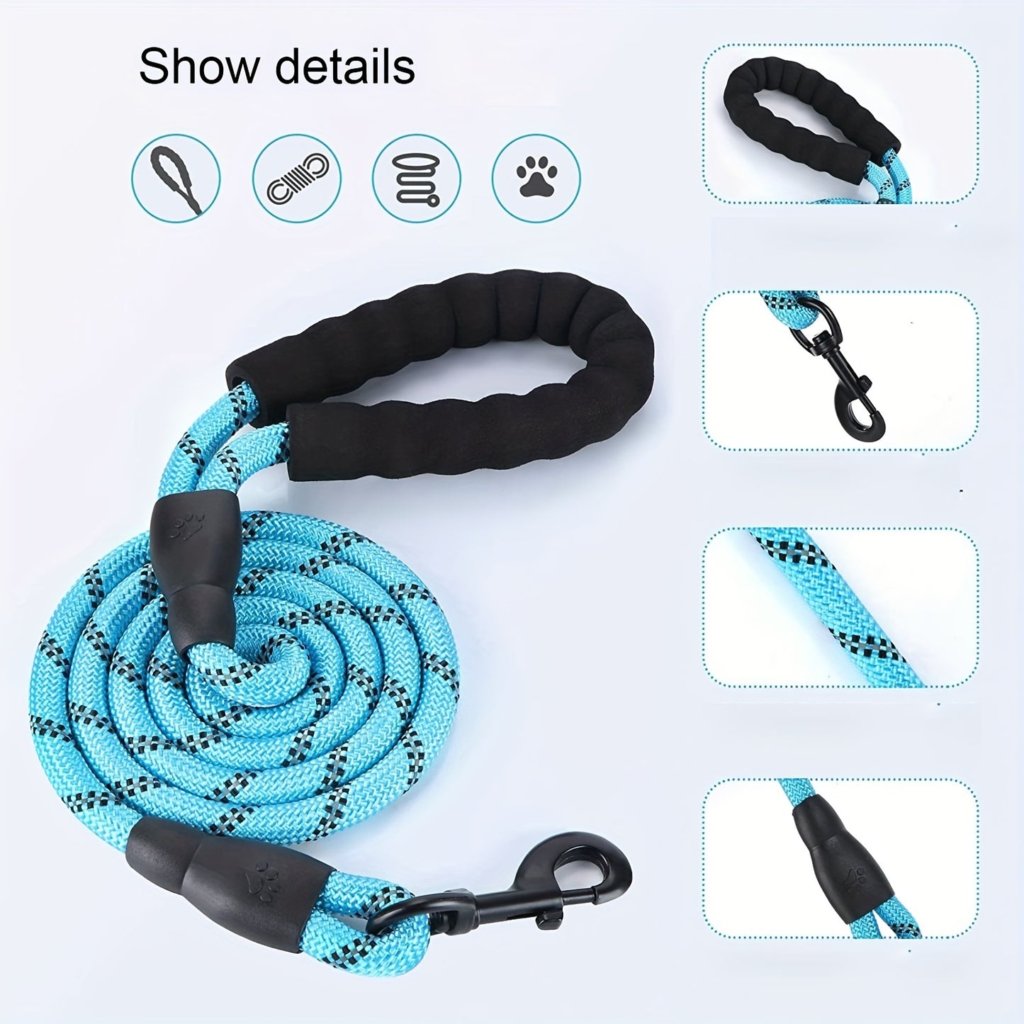 Laisse Élastique Mains Libres pour Chien – Réfléchissante & Confortable (Jogging & Running)