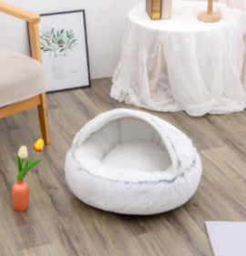 Panier Cozy Cocoon pour Chiens & Chats – Le Nid Apaisant & Douillet