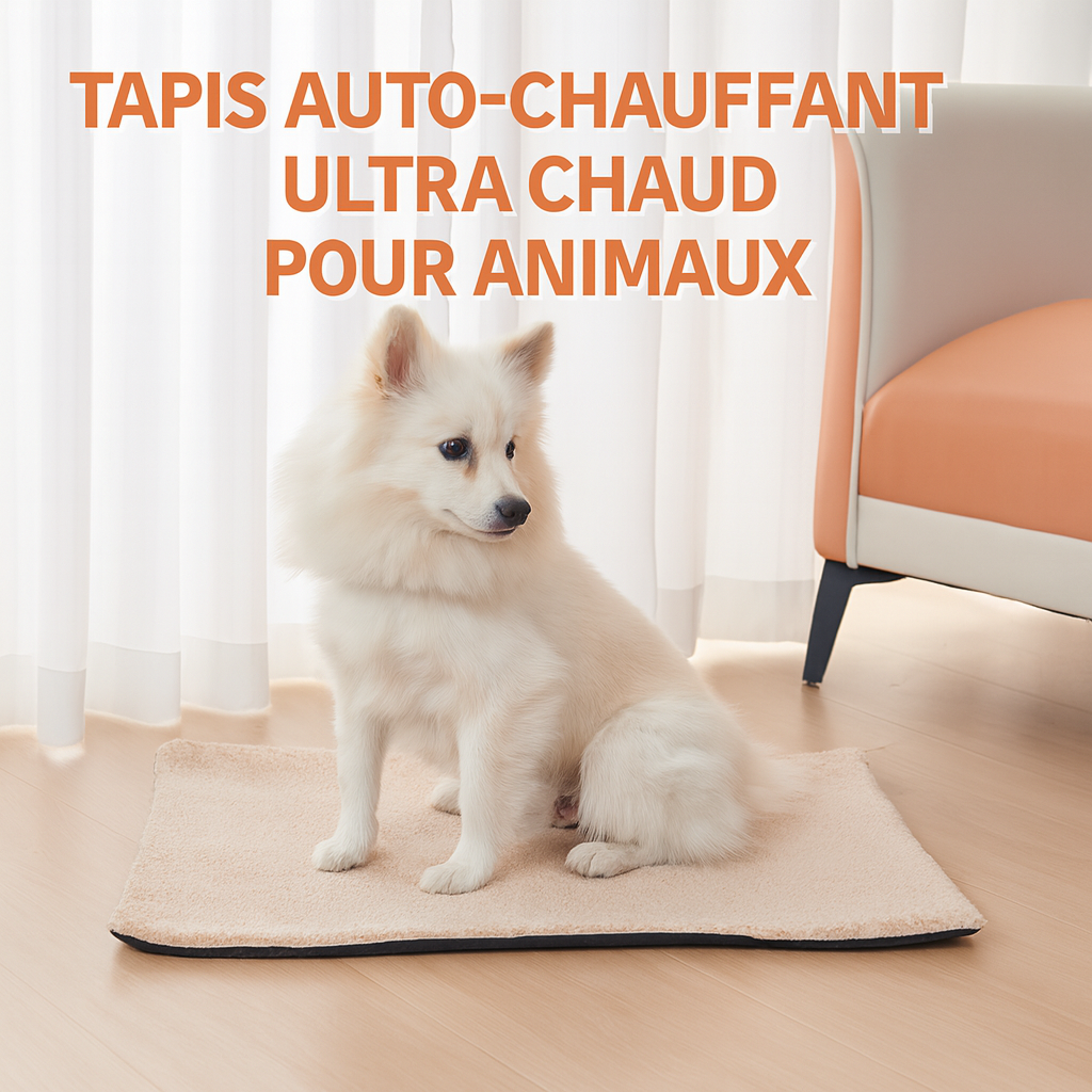 Cozy Self-Heating Pet Pad – Coussin Auto-Chauffant pour Chats & Chiens
