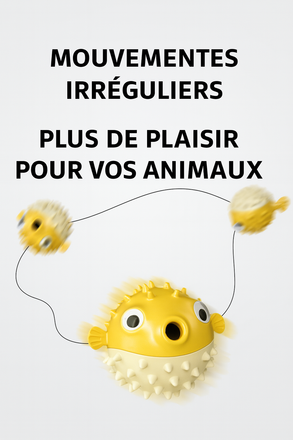 Jouet à Mâcher Poisson pour Chien – Squeaky Résistant & Nettoyant Dents
