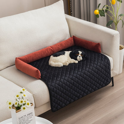 Canapé-Lit pour Chien & Chat – Coussin Douillet & Protecteur de Meubles