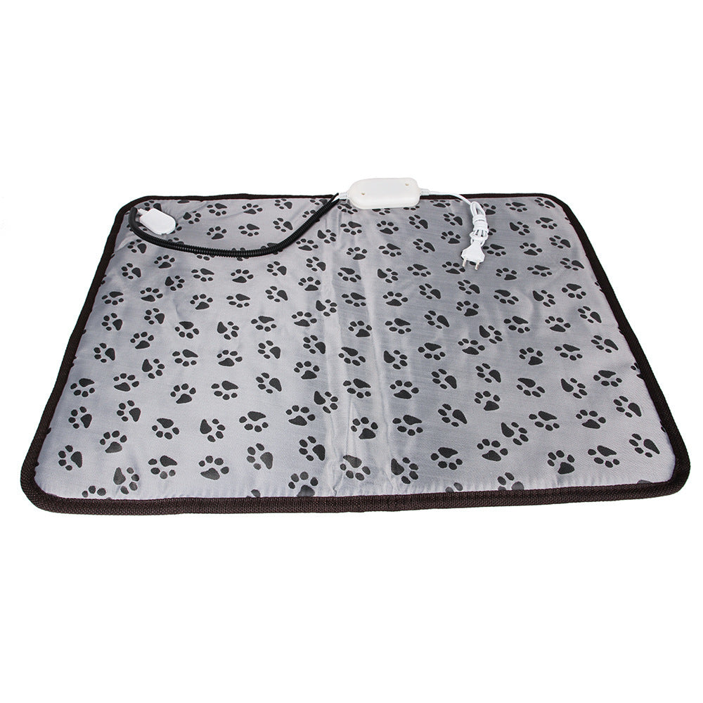 Tapis Chauffant Électrique pour Chien & Chat – Sécurité Anti-Morsure & Chaleur Réglable