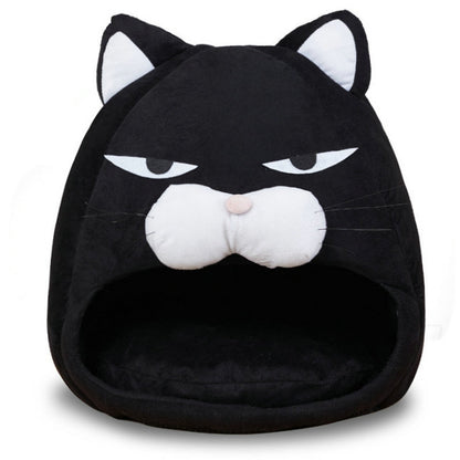 Maison Douillette Cartoon pour Chats & Chiots – Un Nid Chaleureux et Adorable