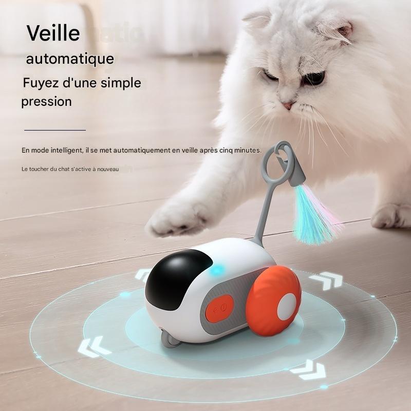 Crazy-Joy Car – Voiture Interactive Télécommandée pour Chat