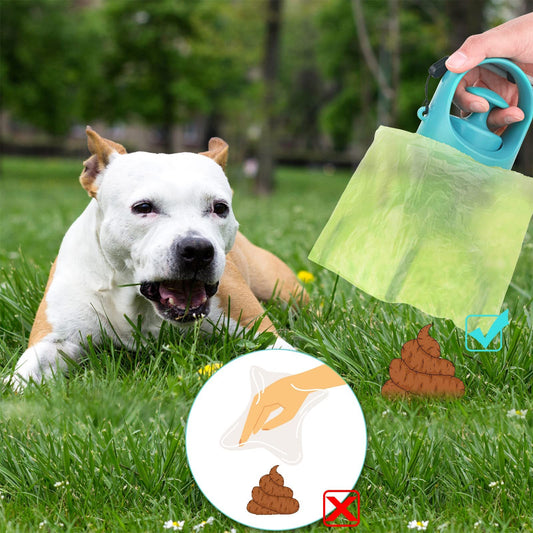 Ramasse-Crottes Portable pour Chien – Avec Distributeur de Sacs | Hygiénique & Léger