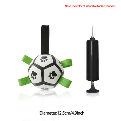 Jouet de Football Interactif pour Chiens – Ballon Gonflable Résistant & Flottant