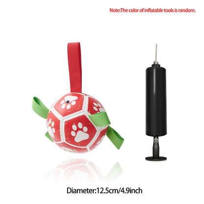 Jouet de Football Interactif pour Chiens – Ballon Gonflable Résistant & Flottant