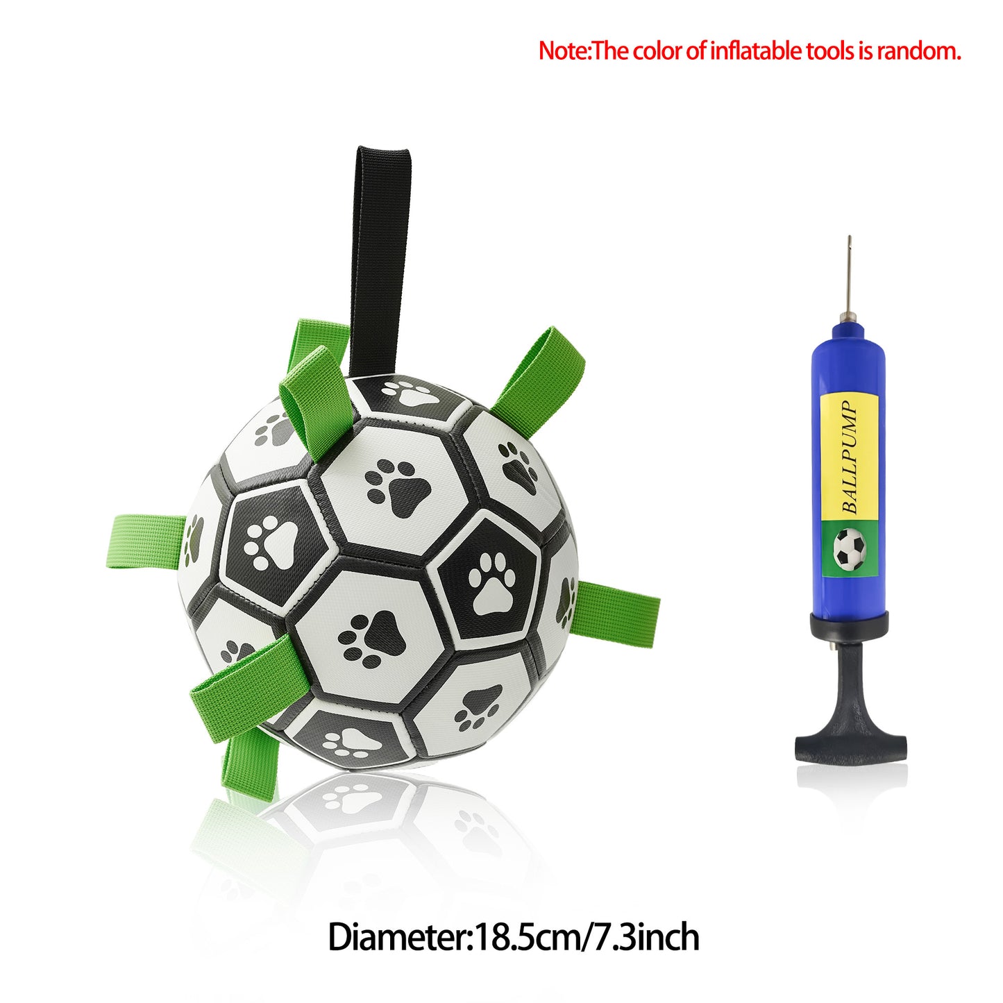 Jouet de Football Interactif pour Chiens – Ballon Gonflable Résistant & Flottant