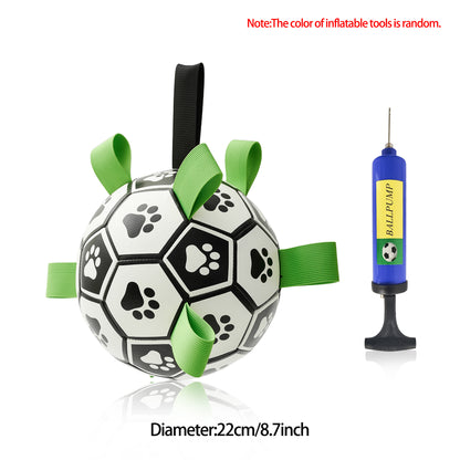 Jouet de Football Interactif pour Chiens – Ballon Gonflable Résistant & Flottant