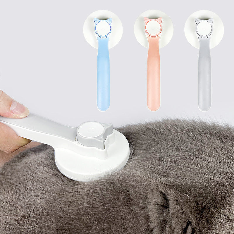 Brosse Autonettoyante pour Chats & Chiens – Toilettage Poils Courts & Longs