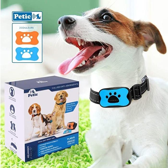 Collier Anti-Aboiement Sûr & Confortable – Sans Choc, Son & Vibration