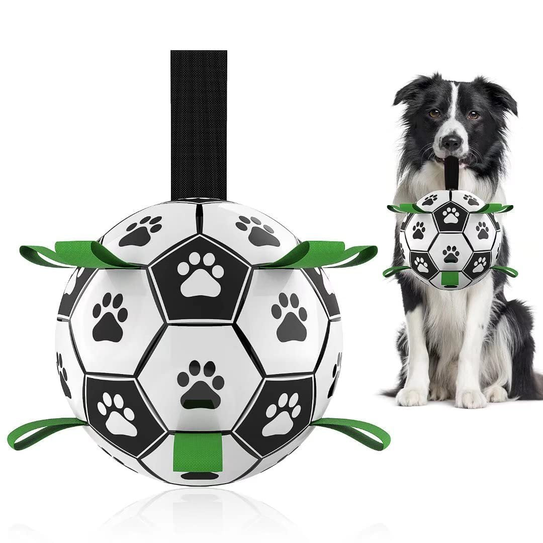 Jouet de Football Interactif pour Chiens – Ballon Gonflable Résistant & Flottant