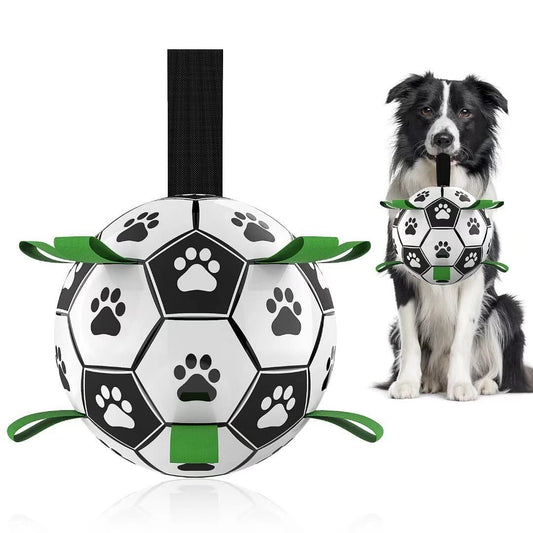 Jouet de Football Interactif pour Chiens – Ballon Gonflable Résistant & Flottant