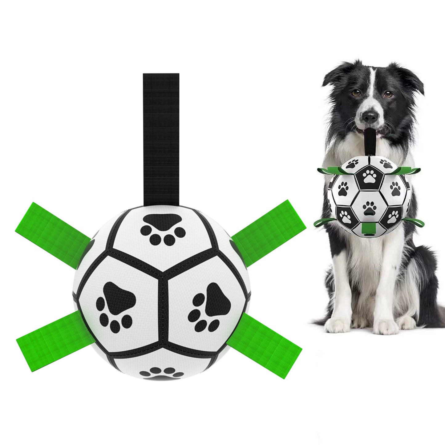 Jouet de Football Interactif pour Chiens – Ballon Gonflable Résistant & Flottant