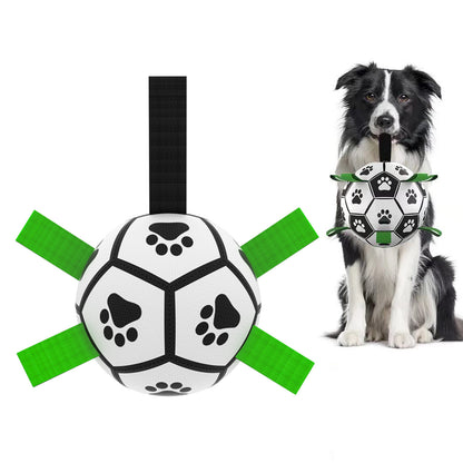Jouet de Football Interactif pour Chiens – Ballon Gonflable Résistant & Flottant