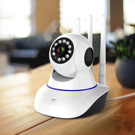 Caméra de Surveillance Sans Fil – 1080P HD, Vision Nocturne Infrarouge & Contrôle à Distance