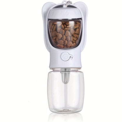Gourde 2-en-1 pour Chien – Distributeur d’Eau & Nourriture Étanche Portable