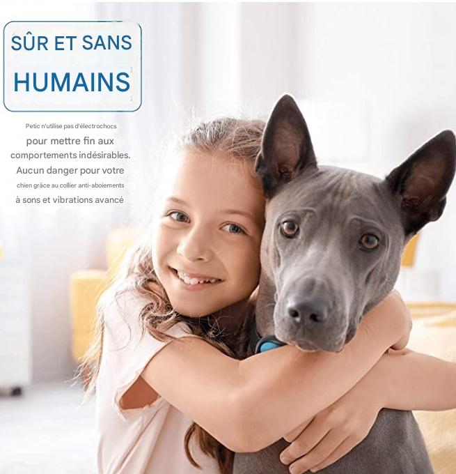 Collier Anti-Aboiement Sûr & Confortable – Sans Choc, Son & Vibration