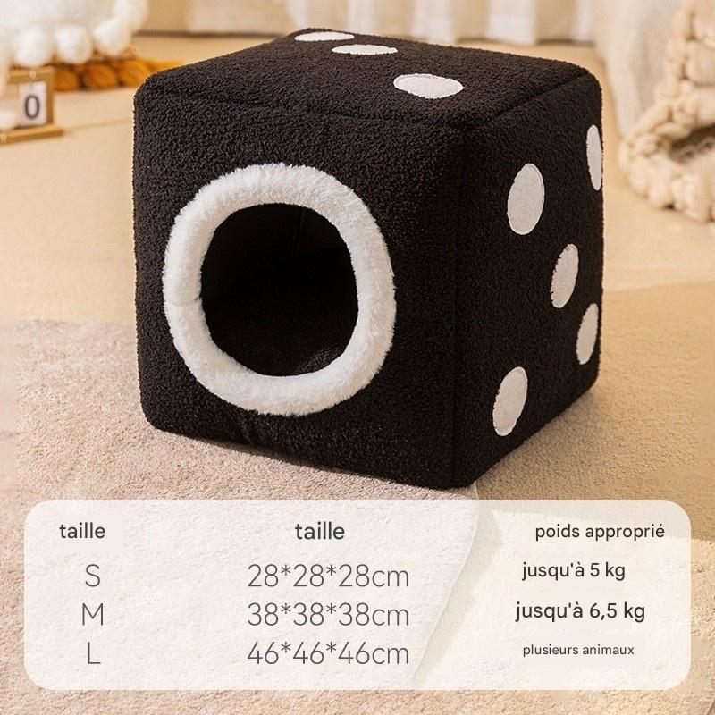 Maison d’Hiver Cocoon pour Chats & Chiens – Nid Chaud en Forme de Citrouille & Plus