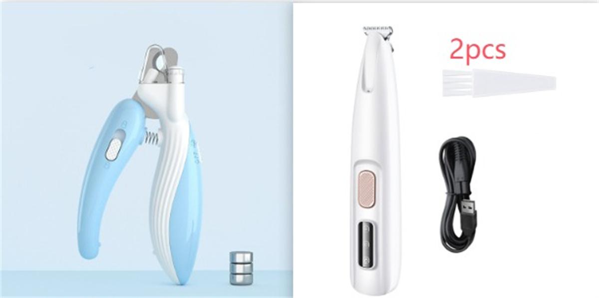 Tondeuse à Pattes pour Chiens & Chats avec Lumière LED – Étanche & Rechargeable