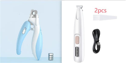 Tondeuse à Pattes pour Chiens & Chats avec Lumière LED – Étanche & Rechargeable